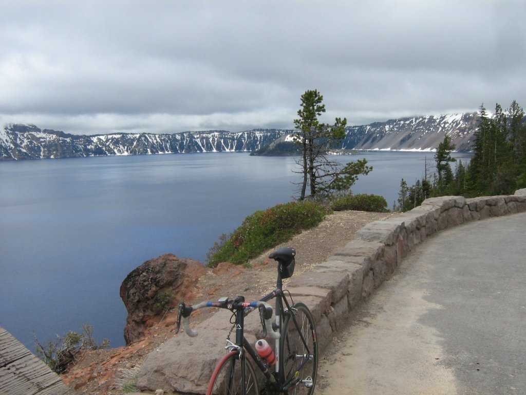 Luis's Rodriguez in front of a snowy lake