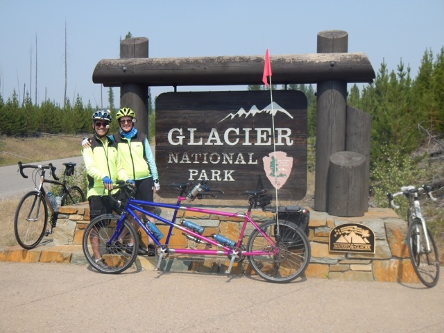 Rodriguez S&S clasic tandem at Glacier National park