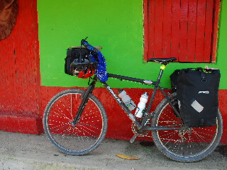 Willie's Rodriguez leaned against a colorful wall in Columbia